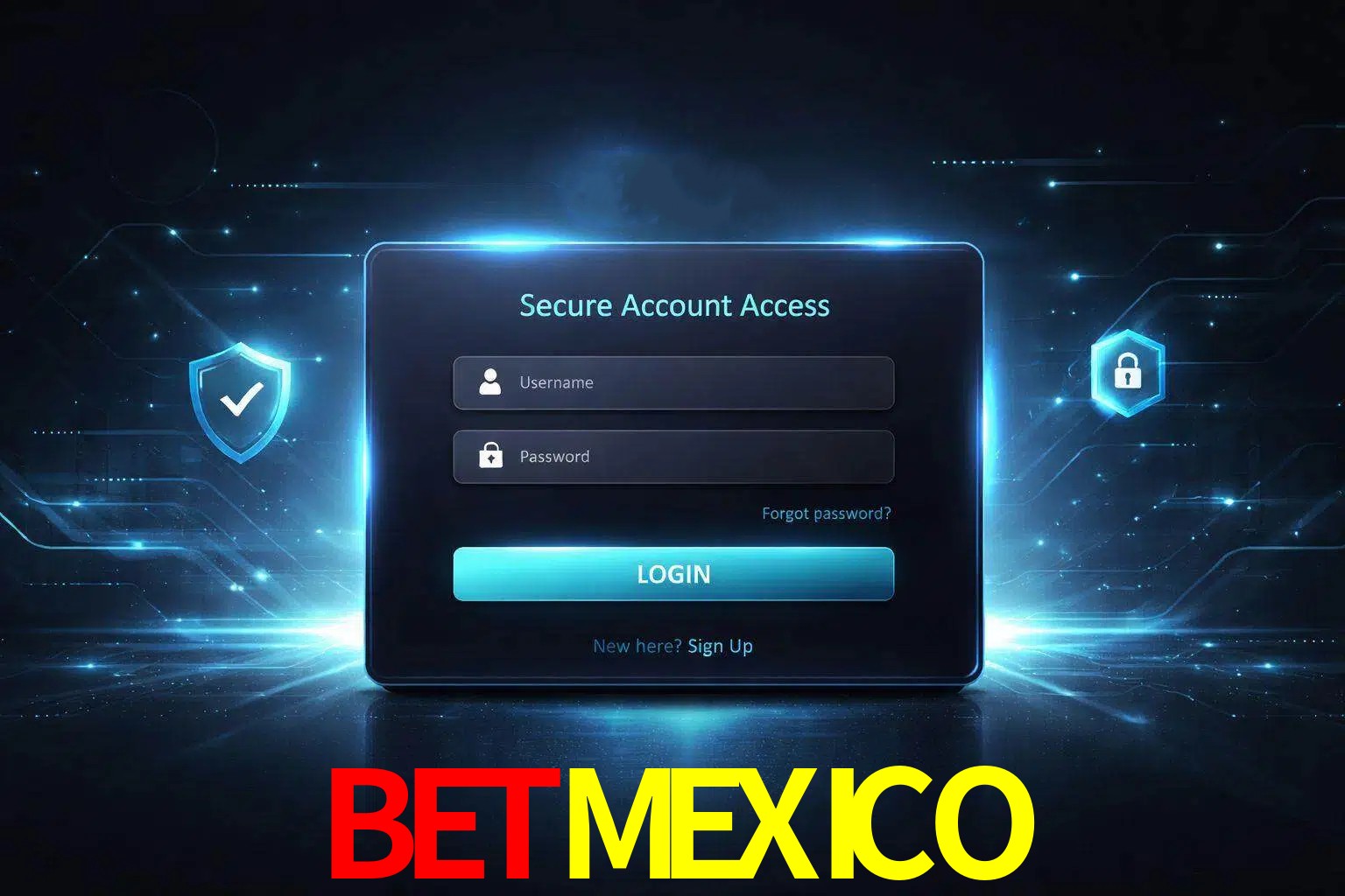 Pantalla de inicio de sesión de cuenta BETMEXICO para usuarios en México